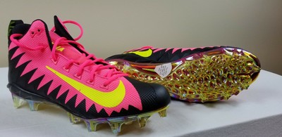 pink football cleats nike